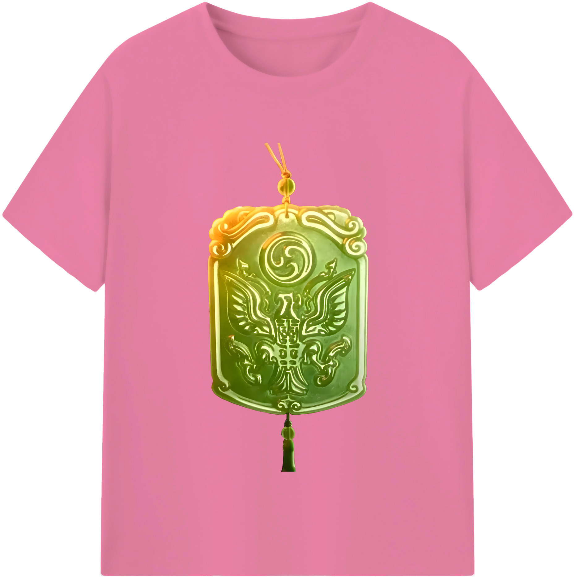 （画像用） Ne Zha 2 ナタ 魔童の大暴れ 綿100％半袖Tシャツ（フロントプリント）
